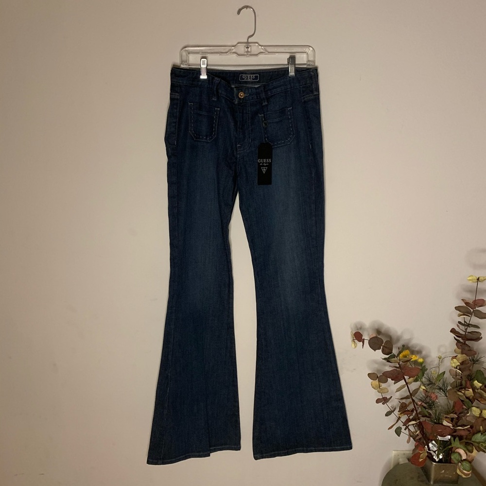 Guess Flare Square Pocket Jeans NWT